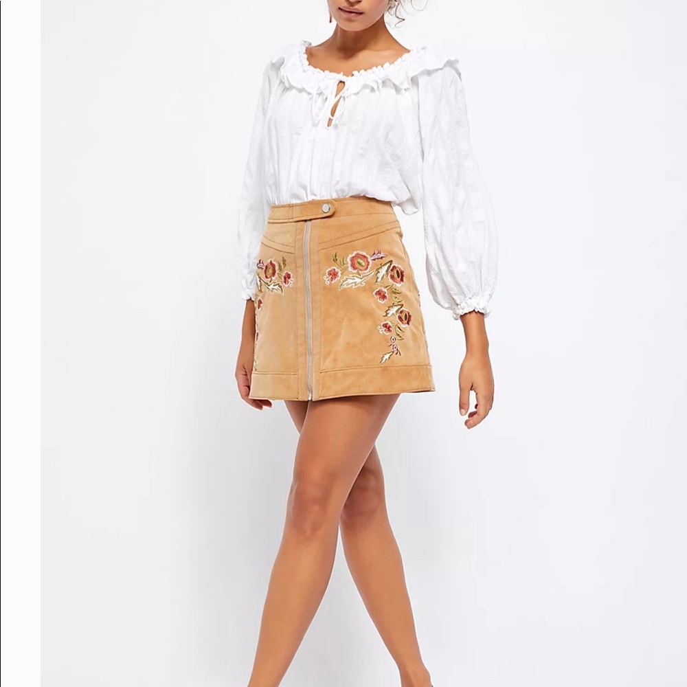 Free people mini skirt